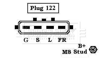 BORG & BECK Генератор BBA2518